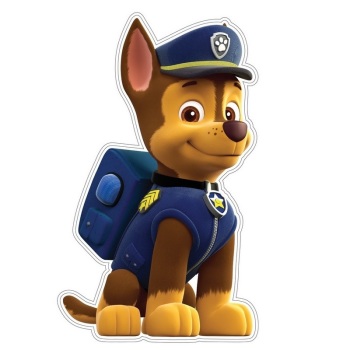 WALL DECORATION PAW PATROL CHASE 