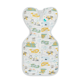 SWADDLE UP DESCO LITE ZOO TIME WHITE S 