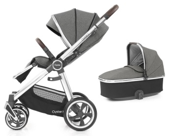 OYSTER 3 STROLLER MERCURY MIRROR CHASSIS 