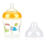 NUBY 180ML PRINTED BOTTLE WITH SLOW FLOW 5