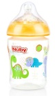 NUBY 270ML PRINTED BOTTLE WITH SLOW FLOW 3