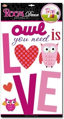 Dekoracje ścienne - Owl You Need Is Love 1