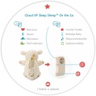 Szumiąca owieczka z pozytywką - Cloud b® Sleep Sheep™ On The Go 2