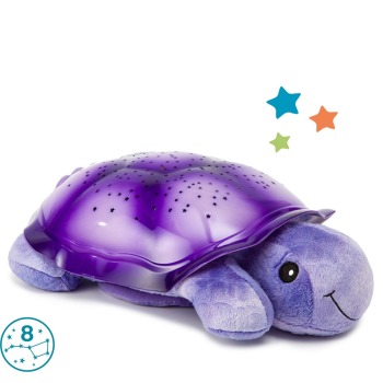  Cloud b® Twilight Turtle™ Purple - Lampka nocna z projekcją świetlną - Żółw fioletowy 