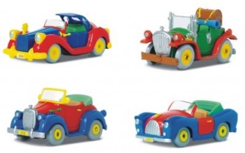 Auto Disney w skali 1:64 kolekcja1- Mickey,Scrooge,Donald,Goofy 1 szt. 