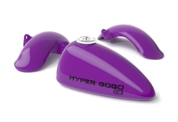 Bak paliwa i błotniki do motocyklu Hyper Gogo Cruiser - fioletowy 