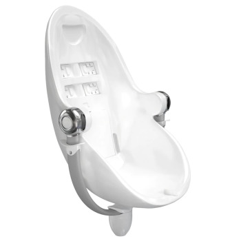 FRESCO CHROME SEAT UNIT WHITE 