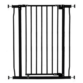 Bramka bezpieczeństwa dla psów Liberty Tall Gate (W: 75-82cm x H: 93cm) - czarna 