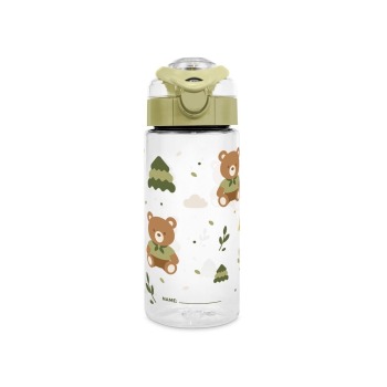 Butelka junior na przycisk 500ml - Niedźwiadki 