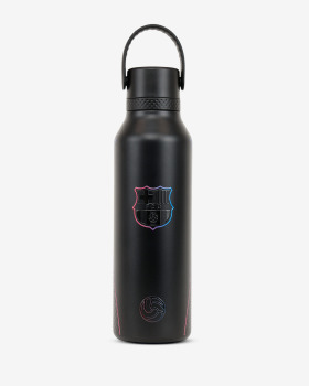 Butelka termiczna Runbott Mii 600 ml - FC Barcelona - czarny 