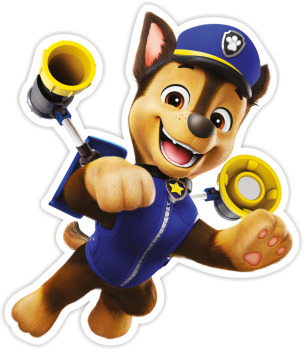 Dekoracja ścienna Psi Patrol - Chase w akcji 