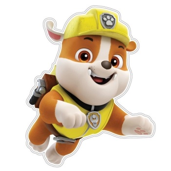 WALL DECORATION PAW PATROL RUBBLE 