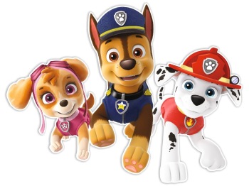 2-LAYERS WALL DECORATION  PAW PATROL SET 