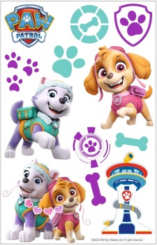 WALL DECORATION PAW PATROL SET SKY,EVERE 