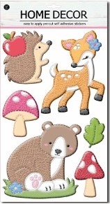 WALL STICKER FOREST ANIMALS 