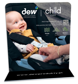 Ekspozytor na produkty z kolekcji Dew Child Care 