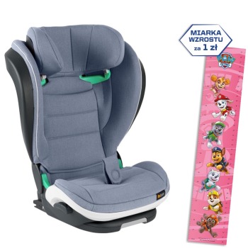 Fotelik samochodowy BeSafe iZi Flex FIX i-Size - niebieski melange 