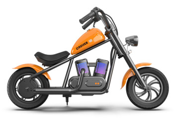 CRUISER ELECTRIC MOTORCYCLE ORANGE 