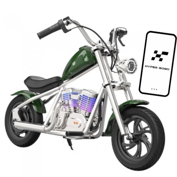 CRUISER ELECTRIC MOTORCYCLE APP GREEN 