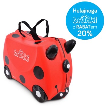 Jeżdżąca walizeczka Trunki - Harley Biedronka 