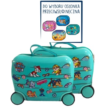 PAW PATROL SUITCASE TURKUOISE RIDE ON 