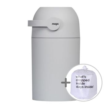 DIAPER PAIL MAJESTIC LIGHT GREY 