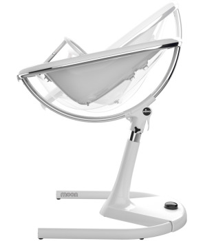Krzesełko Mima Moon 2G - stelaż + podnóżek - biały  