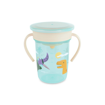 Kubek z silikonowym ustnikiem  Explorer - Jurassic - 270ml 