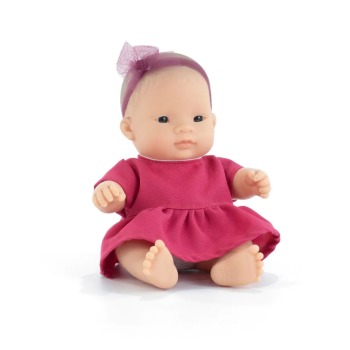Lalka w ubranku dziewczynka Azjatka 21 cm 