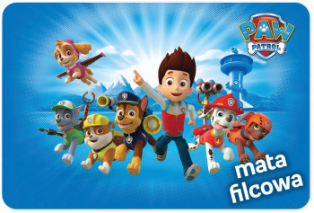 CARPET GRIP PAW PATROL BLUE 75X112 