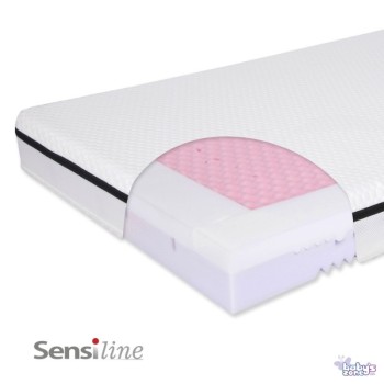 Materac do łóżeczka SensiLine VIENA VISCO 120x60 + pokrowiec Sensi  
