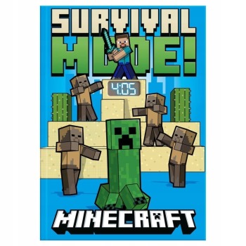 Notes z zegarkiem minecraft 