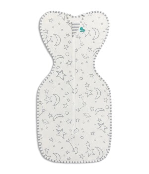 Otulacz Swaddle UP - rozmiar M -  biały, duży kosmos - ETAP1 - 1 TOG Original 