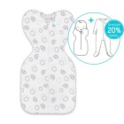 Otulacz Swaddle UP - rozmiar M - biały, tęcza - ETAP 1 Original