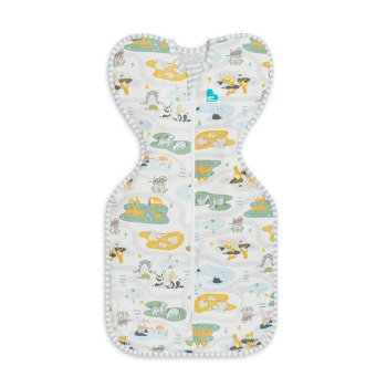 SWADDLE UP DESCO LITE ZOO TIME WHITE M 