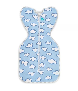 Otulacz Swaddle UP - rozmiar M - niebieski, chmurki - ETAP 1 Original 