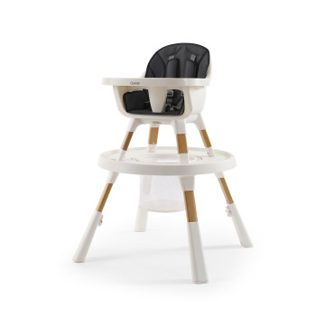 Oyster Home Highchair Krzesełko do karmienia 4w1 - Fossil, czarne 