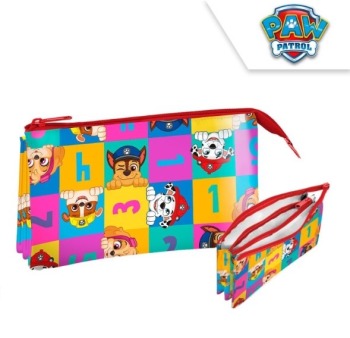 TRIPLE PENCL CASE PAW PATROL 