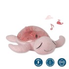 Projektor z pozytywką - Żółw podwodny różowy ECO - Cloud b® Tranquil Turtle™