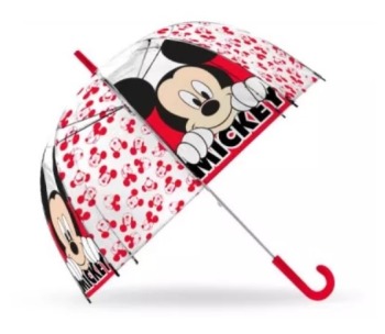 Przezroczysta parasolka 18'' - Myszka Mickey 