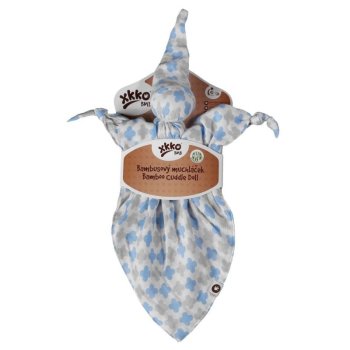 Przytulanka bambusowa XKKO BMB - Baby Blue Cross 