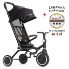 Rowerek z funkcją wózka - Wonder PLUS - czarny