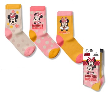 PACK 3 SOCKS WITH HEADER MINNIE 