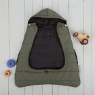 Śpiworek Comfi-Cape 2w1 do wózka i nosidła - khaki/czarny