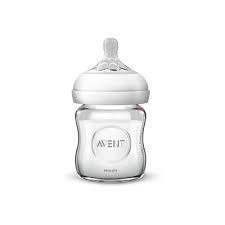 Szklana butelka dla niemowląt Natural 0m+ 120 ml 