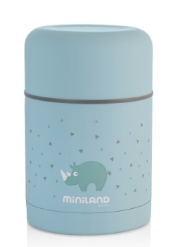 Termos do posiłków Azure-Rose 600ml z powłoką -  seledynowy 