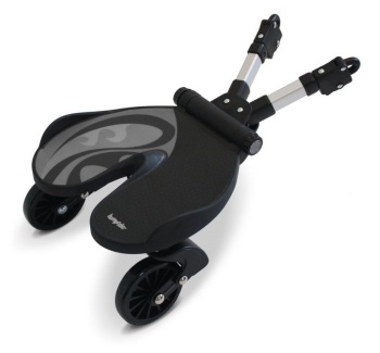 Uniwersalna dostawka do wózka dla starszego dziecka - czarny/szary 