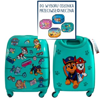 PAW PATROL SUITCASE TURKUOISE 16 