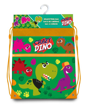  CRAZY DINO GYM BAG 40X30 CM 