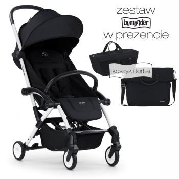 BUMPRIDER CONNECT3 STROLLER WHITE -BLACK 